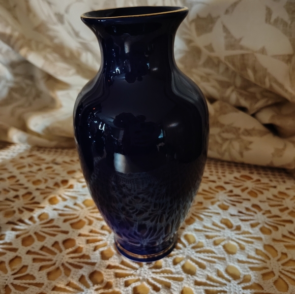 Vintage Ceramic Cobalt Blue Chinese Pheasant - Picture 4 of 4